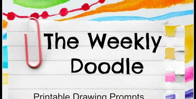 Introducing: The Weekly Doodle-- Printable Drawing Prompts