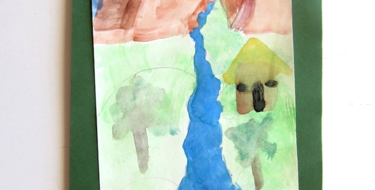 Chinese Landscape Scroll Paintings for 3rd Grade