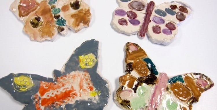 Clay Butterflies for 1st Grade