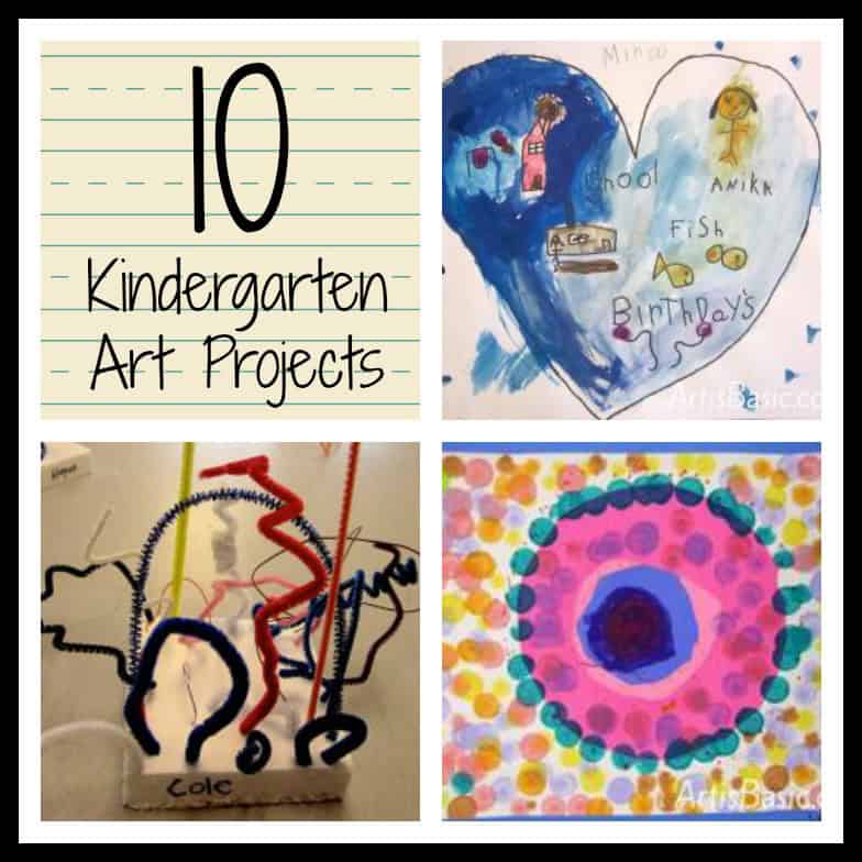 Favorite Art Projects for Kids: Roundup of Kindergarten Lessons