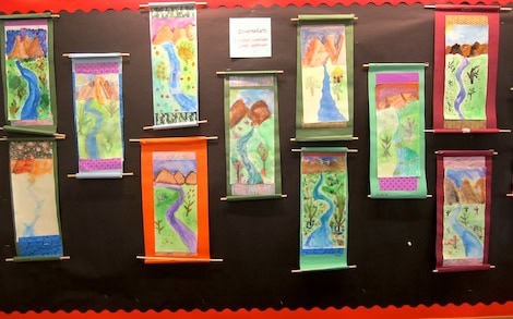 Landscape Scroll Displays – Art is Basic | An Elementary ...