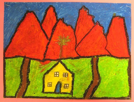 Easy Oil Pastel Watercolor Project for Kids - The Kindergarten Connection