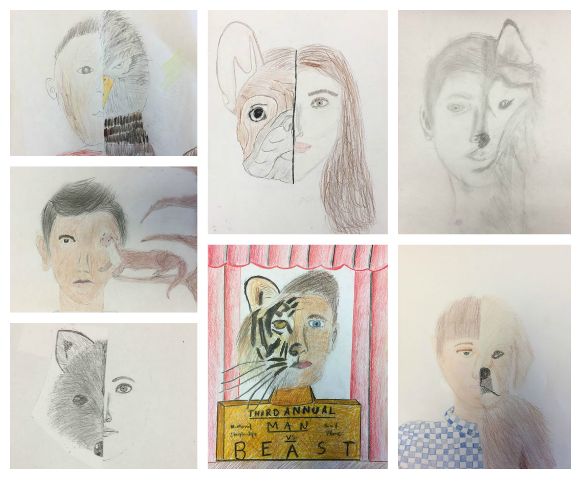 Animal Personality Drawings – Art is Basic | An Elementary Art Blog