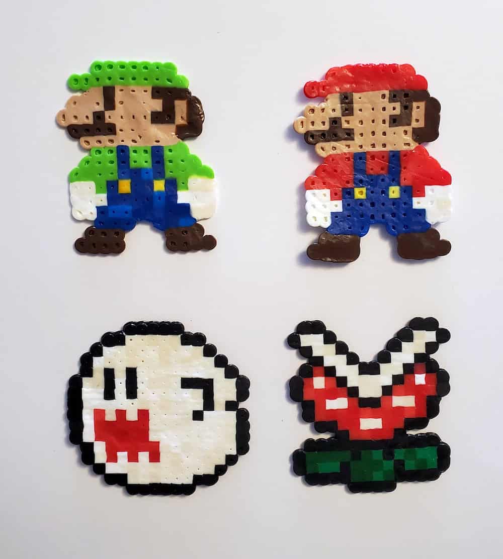 5 Little Monsters: Camping Perler Bead Designs