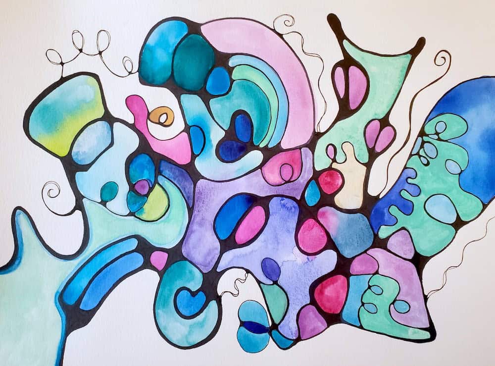 Neurographic Art For Kids Easy Mindful Art Lesson